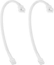 2 Pcs PC Fan Extension Cable, PC Chassis Channel Fan Motherboard 2510 4P Male to picture