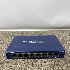 NETGEAR GS108 v4 ProSafe 8 Port Gigabit Ethernet Switch - NO POWER ADAPTER picture