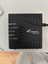 Westell Model DSL2+ Router 6100 E90-610015-06 w/ Power Supply Adapter picture