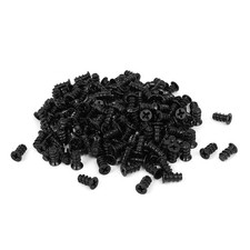 M5 x 10mm Black Zinc Plated Phillips Computer PC Case Fan Screw 200pcs picture