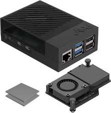 Argon Poly+5 Case with Active Cooler for Raspberry Pi 5 | with Argon THRML 30Mm picture