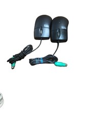 (Lot 2) DELL Black IntelliMouse 3-Button 1.3A PS2 Scroll ball Mouse X06-08477 picture