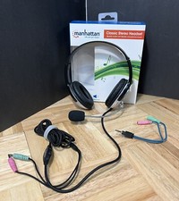 Manhattan Classic Stereo Headset with Flexible Microphone Boom with Xtra Adapter picture