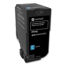 Lexmark 74C1SC0 (CS720/CS725/CX725) Return Program Toner, Cyan picture