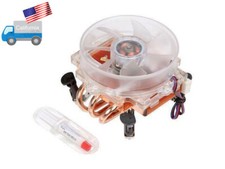 Copper LED Intel Core 2 Duo P4 Socket T LGA 775 Overclock CPU Cooler HPH-9525CU picture