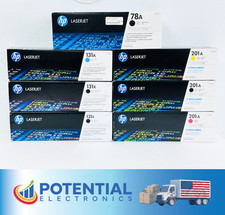 LOT OF 7 NEW SEALED HP LaserJet Toner Cartridges 3x 201A 3x 131 & 1x 78A 🚚 picture
