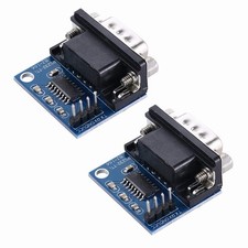 2 PCS MAX3232 3.3V to 5V DB9 Male RS232 Serial Port to TTL Converter Module picture