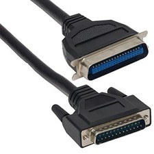 ATIVA IEEE 1284 PARALLEL PRINTER CABLE, 6 FT - BLACK picture