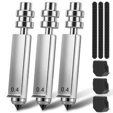 For Anycubic Kobra X/Kobra 4 Quick-Swap Hardened Steel Nozzle-3Pcs 0.4Mm picture