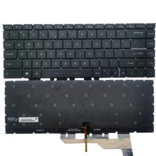 Laptop For MSI Prestige 14 P14 MS-14C1 MS-14C2 MS-14C4 Keyboard US White Backlit picture