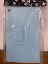 Bear Motion Smart Cover Case for Fire HD 8.  Light Blue. E7 picture