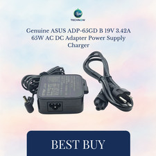 Genuine ASUS ADP-65GD B 19V 3.42A 65W AC DC Adapter Power Supply Charger picture