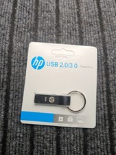 (QTY 5) HP HPFD250W-00 USB 2.0/3.0 Flash Drive Metal Key Ring 8gb v285w picture
