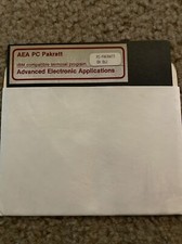 AEA Advanced Electronic Applications PC Pakratt IBM terminal program floppy disc picture