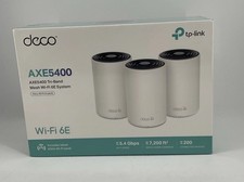 TP-Link Deco XE75 AXE5400 WiFi 6E Mesh System 3-Pack Tri-Band Brand New picture