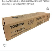 TOSHIBA TONER TFC556UK e-sTUDIO5506AC 6506AC 7506AC Black Toner Cartridge picture
