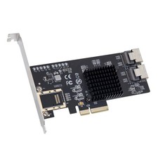 Syba 8 Port SATA III PCI-e x4 Controller Card Non-RAID FreeNAS ZFS SI-PEX40137 picture