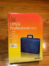 Microsoft Office 2010 Professional For 3 PCs Full Retail NEW SEALED Box Version picture