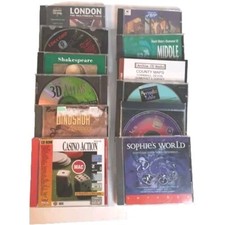 Lot of 12 Vintage Mac Macintosh Computer Software And Games Dinosaurs History picture