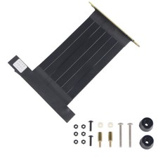 PCIe 16X Graphics Card Extension Cable 90 Degree PCI-E Express X16 Riser Card picture