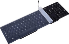 Universal Clear Waterproof Anti-Dust Silicone Keyboard Protector Cover Skin picture
