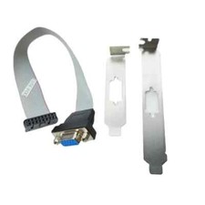 Mainboard Graphics Card VGA 2.54mm 16P Female To 15P Bracket GPU Extension Cable picture