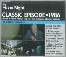 BBC Sky at Night CD-ROM, Classic Episode 1986, #106 March 2014, Windows, Mac picture