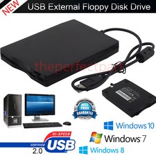 3.5” USB 2.0 Data External Floppy Disk Drive 1.44MB For Laptop PC Win 7/8/10 Mac picture