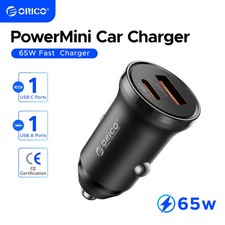 ORICO 65W 30W Car Charger 5A Fast Charging Type C Quick Charge 3.0 QC PD USB A1 picture