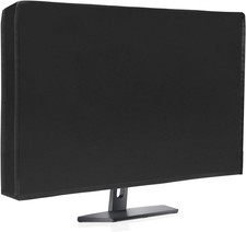 Computer Monitor Dust Cover Black Anti-Dust Screen Cover 24X18X3.2In | Fits Most picture