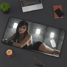 Tifa Lockhart Mouse Pad, Final Fantasy Desk Mat, Gamer Gift picture
