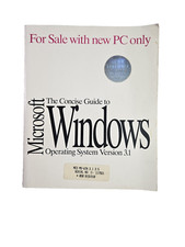 Microsoft Concise Guide to Windows Operating System Version 3.1 Manual 1992 picture