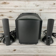 Altec Lansing ATP3 2.1 Computer Speaker System Powered Subwoofer Tested picture