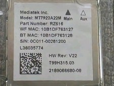 Mediatek MT7922A22M RZ616 M.2 WiFi6E WL BT Tri-Band Network Card Module picture