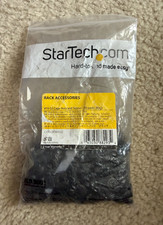 StarTech #10-32 Cage Nuts & Screws 50 Pack Black Hardware CABSCREW1032 picture