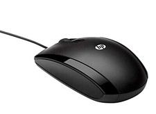 HP Black USB Comfortable Corded Optical Wired Mouse for Notebook Laptop Desktop picture
