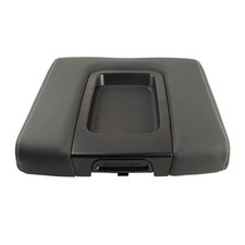 Front Seat Center Console Armrest Lid Cover with Mat, black  picture