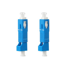 2 Pcs SC to LC Adapter - Single Mode 9/125Um SC/UPC Male to LC/UPC Female picture