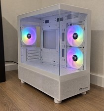 Thermaltake View 170 TG ARGB Snow Micro-ATX Case 3x120mm picture