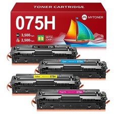 MYTONER 075H Toner Cartridge Set High Yield for Canon 075 MF665Cdw 4 Pack picture