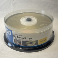 HP LIGHTSCRIBE DVD+R 16X 4.7GB 120 MINS; 25-pk spindle for custom-burned DVDs picture