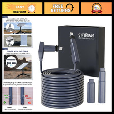 75FT Starlink Replacement Cable for Gen 2 Satellite Dish, Waterproof Gray, Recta picture