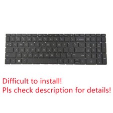 Original US Black Non-Backlit Keyboard for HP 17-by1021cl picture