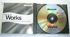 Microsoft Works 4.5a for Windows PC CD-ROM (1998) Word Processor Spreadsheet DB picture