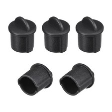 5 x Silicone BNC Anti-Dust Stopper Cap Cover for Female Jack Black picture