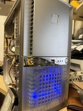 Vintage Antec Super Lanboy Aluminum ATX Mini Tower Case Built, ABIT NF7 Board picture