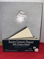 Southworth Fine Linen Ivory Business Paper 24lb 80 Sheets 25% Cotton P564C picture