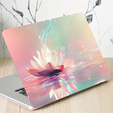 Vinyl Laptop Case Lotus Rainbow Sticke 2 Pieces Scratch Resistant picture