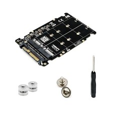 M.2 NVME SSD Key M + NGFF SATA SSD Key B to U.2 SFF-8639 Adapter Card Module picture
