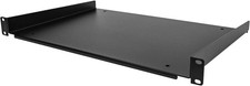 StarTech.com 1U Server Rack Shelf - Universal Mount 12 Depth, Black  picture